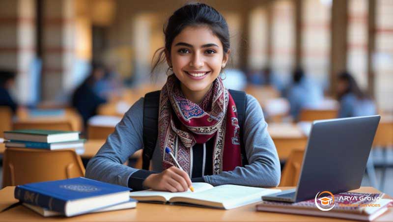 A student studying in Australia